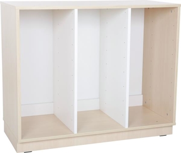 Image de Armoire M pour bacs en plastique, avec 2 séparateurs