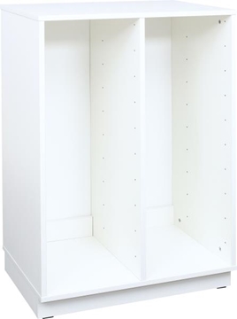 Image de Armoire M pour bacs en plast. avec 1 séparateur BLANC