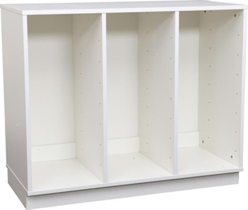 Image de Armoire M pour bacs en plast. avec 2 séparateurs BLANC