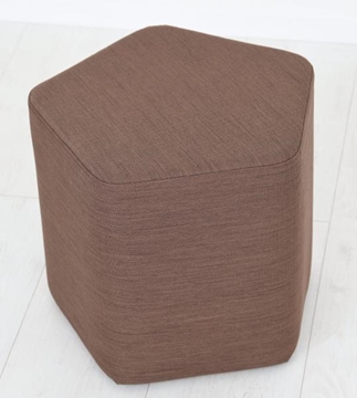 Image de Pouf Inflamea à 5 côtés, brun