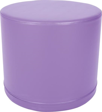 Image de Pouf rond mauve Ø 50 cm