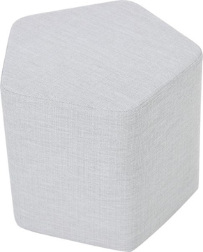 Image de Pouf Inflamea à 5 côtés, gris clair