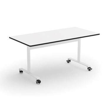 Image de Table pliante MINIFLOOP sur roulettes H 64 cm