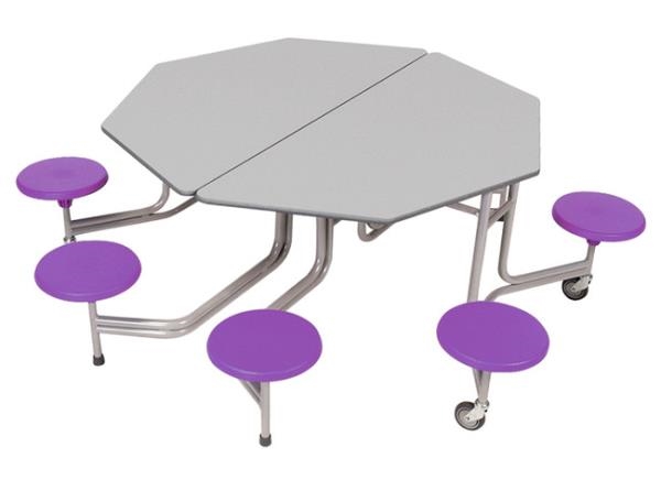 Image sur Table pliante Sico octogonale 8 enfants H 68cm Ø 200 cm