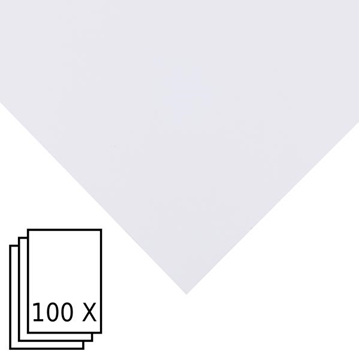 Image de Carton bristol blanc 160 gr, 100 feuilles