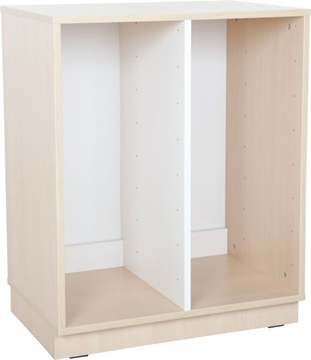 Image de Armoire M pour bacs en plastique avec 1 séparateur