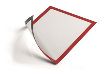 Image de Duraframe A4 magnétique - rouge, les 5