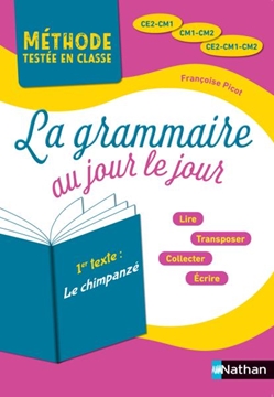 Image de La grammaire au jour le jour - Chimpanzé