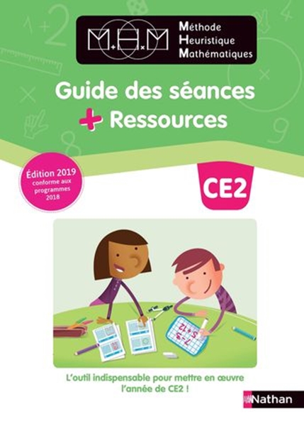 Image sur Méthode Heuristique de Maths (Pinel) Guide des séances + Ressources CE2 2019