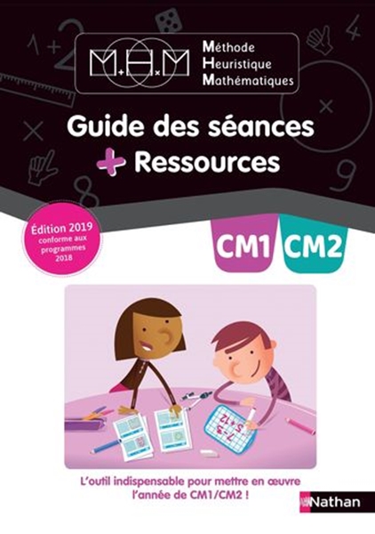 Image sur Méthode Heuristique de Maths Pinel Guide des séances + Ressources CM1 CM2 2019 - Guide Pédagogique