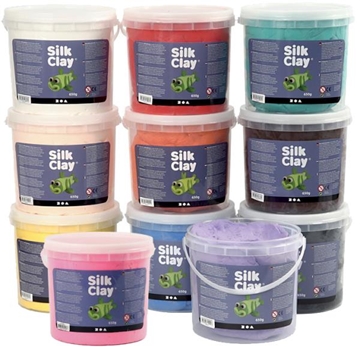 Image de Silk Clay noir, pot de 650 g