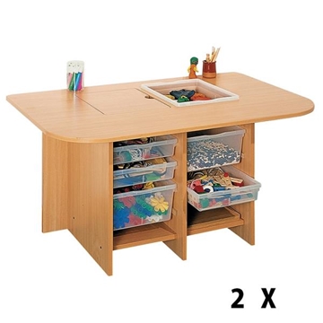 Image de Table multiactivités - lot de 2