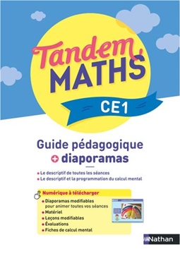 Image de Tandem - Maths CE1 - Guide pédagogique + Diaporamas