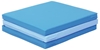 Image sur 1 tapis pliable en 3 - Bleu clair-Bleu foncé