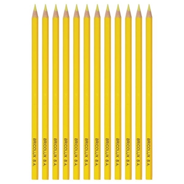 Image de Crayons couleur jaune, pochette de 12