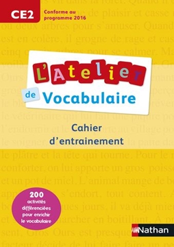 Image de L'Atelier de Vocabulaire - cahier exercices - CE2