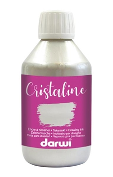 Image de Encre à dessiner "Cristaline" 250 ml argent