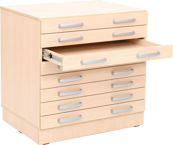 Image sur Armoire M avec 8 larges tiroirs sur socle