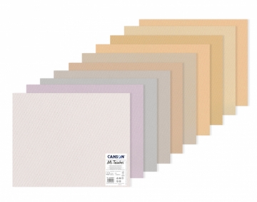 Image de Papier mi-teinte, 10 couleurs pastels