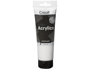 Image de Creall-acryl blanc titanium, tube de 250 ml