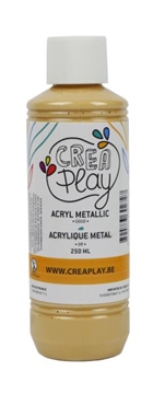 Image de Peinture acrylique métal 250 ml or