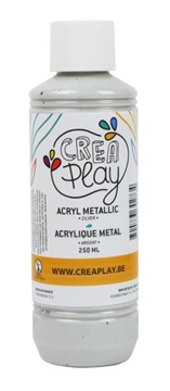 Image de Peinture acrylique métal 250 ml argent