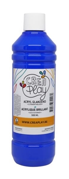 Image de Peinture acrylique brillante 500 ml bleu outremer