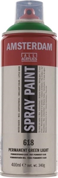 Image de Peinture acrylique Talens Amsterdam vert permanent clair 400 ml en spray