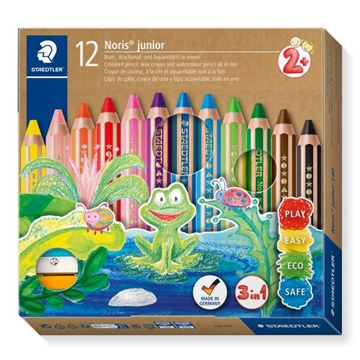 Image de Noris junior crayon de couleur 3-in-1 - set 12 pc