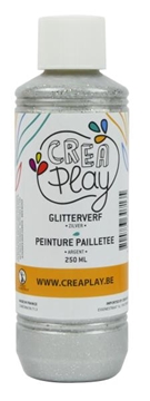 Image de Peinture pailletée 250 ml argent