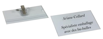 Image de Badges avec clip en Pvc, les 50