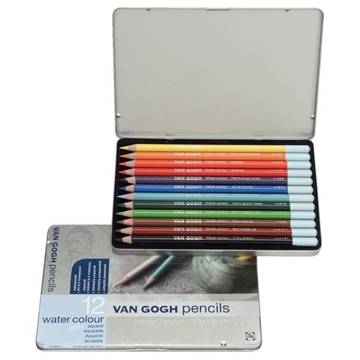 Image de Crayons aquarelle Talens Van Gogh, étui de 12