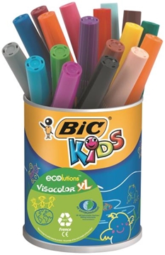 Image de Marqueurs Eco visacolor XL, pot de 18