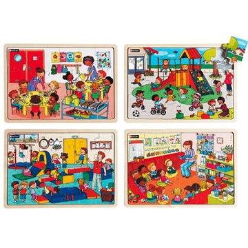 Image de Puzzles - Ensemble à l'école