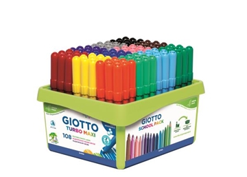 Image de Marqueurs Giotto Turbo maxi, classpack de 108