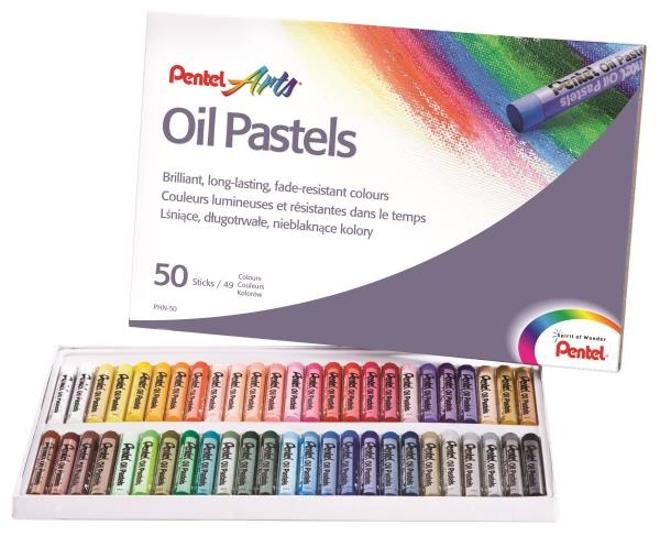 Image sur Pastels à l'huile Pentel, boîte de 50