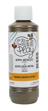 Image de Peinture acrylique métal 250 ml bronze