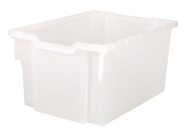 Image de Bac plastique transparent H 22 cm