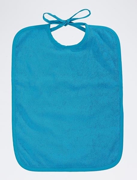 Image de Bavoir XL imperméable, pressions - Aqua