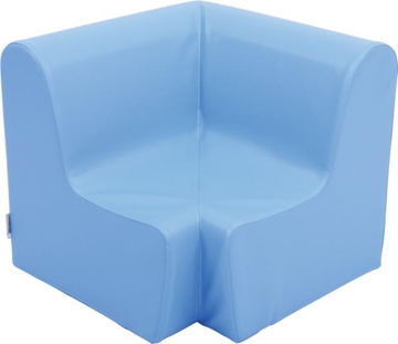 Image de Fauteuil d'angle L -  bleu clair