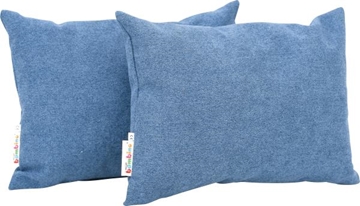 Image de Coussins 40 x 30 cm - Bleu - Lot de 2