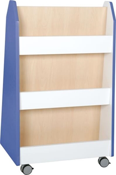 Image de Etagère-bibliothèque double face bleu