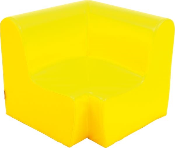 Image sur Fauteuil d'angle L - jaune