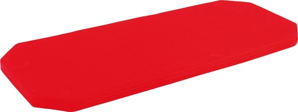 Image sur Matelas pour lit de repos- couchette empilable - Rouge