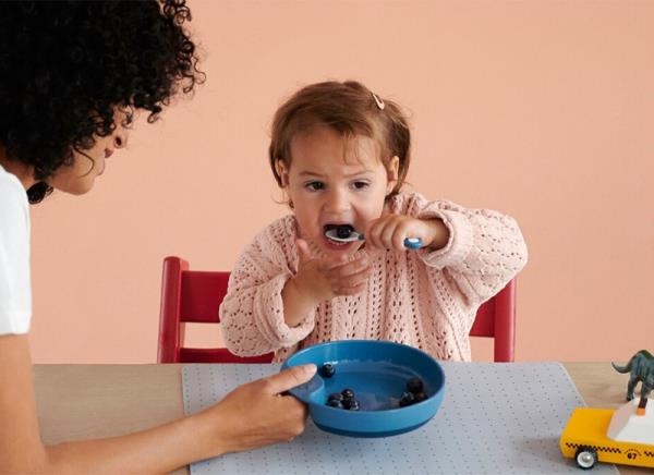 Image sur MIO Cuilleres d'apprentissage, Bleu