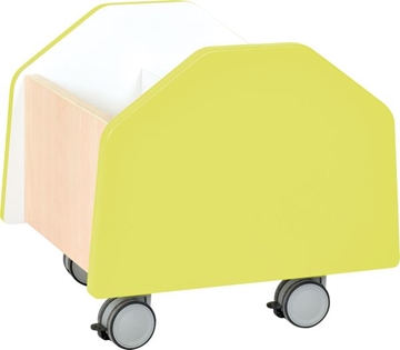 Image de Petit bac sur roulettes citron vert