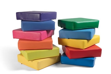 Image de Pouf carré - Pêche