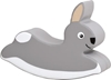 Image sur Pouf lapin