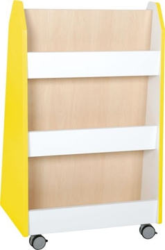 Image de Étagère-bibliothèque double face jaune