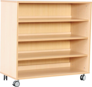 Image de Armoire M avec 3 étagères sur roulettes